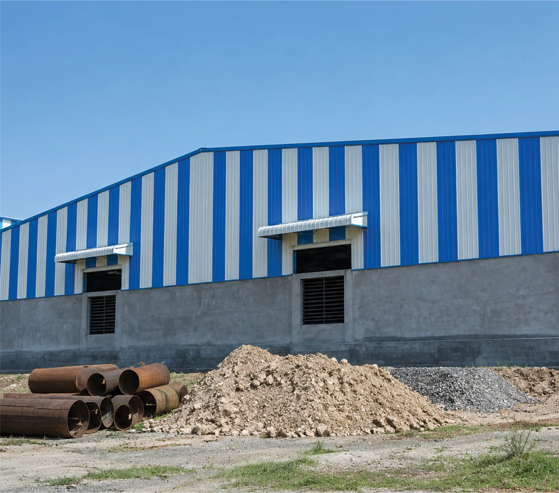 Pre-engineered cold storage building